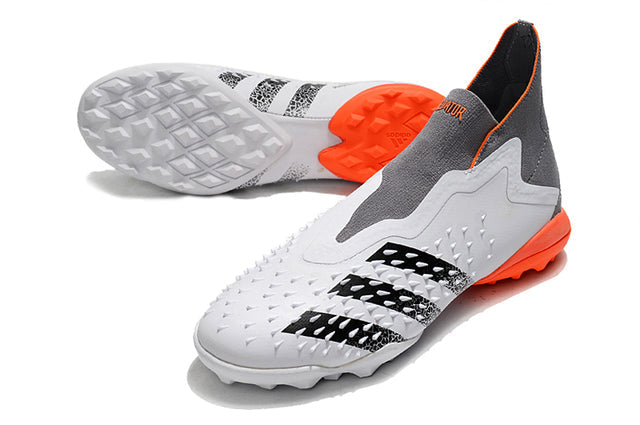 Football boots Société Predator Freak + FG Gray/White/Orange - Cano Alto