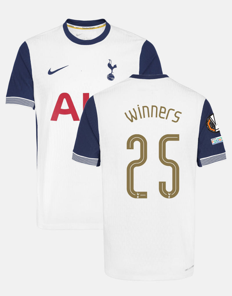 Europa League Winners Mens Stadium Tottenham Hotspur Home Shirt 2024/25