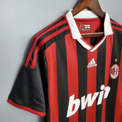 Jersey AC Milan Retro 09/10 - Red e Negra