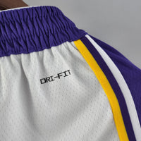 Short 75th anniversary Los Angeles Lakers white NBA