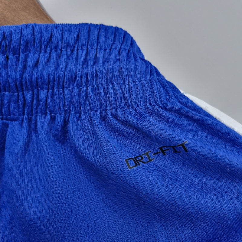 Short 75th Anniversary Golden State Warriors Blue NBA