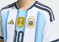 Kids kit Argentina Home 26/27 with World Cup Winners Badge