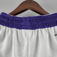 Short 75th anniversary Los Angeles Lakers white NBA