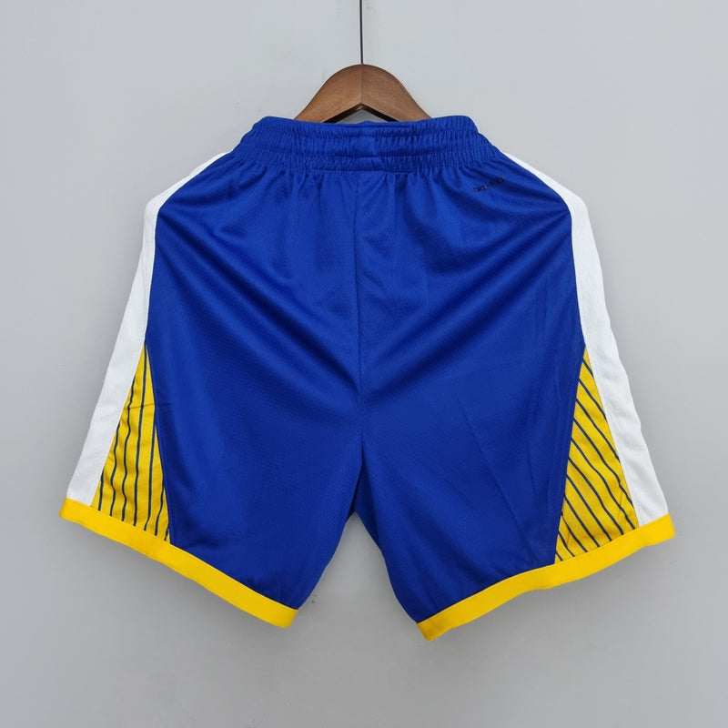 Short 75th Anniversary Golden State Warriors Blue NBA