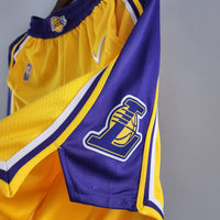 Short 75th Anniversary Los Angeles Lakers Yellow NBA