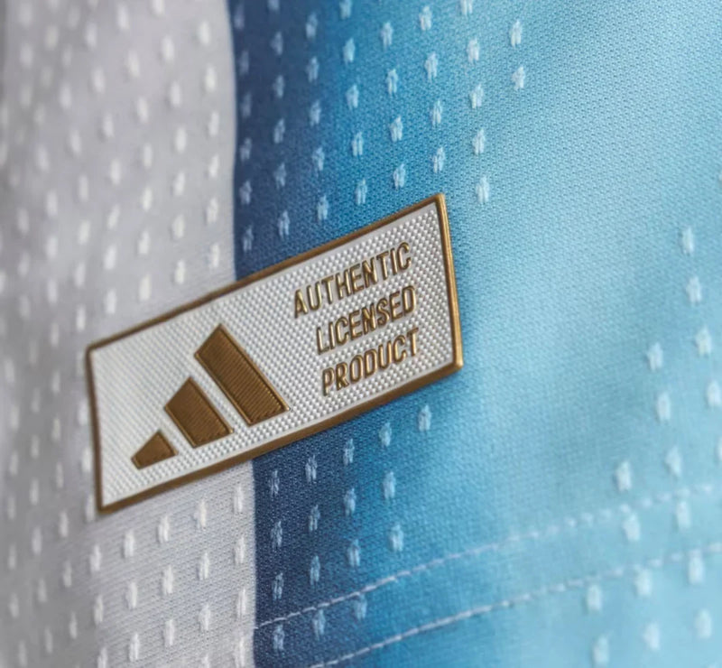 Argentina Home Shirt 26/27 with World Cup Winners Badge - Player Version