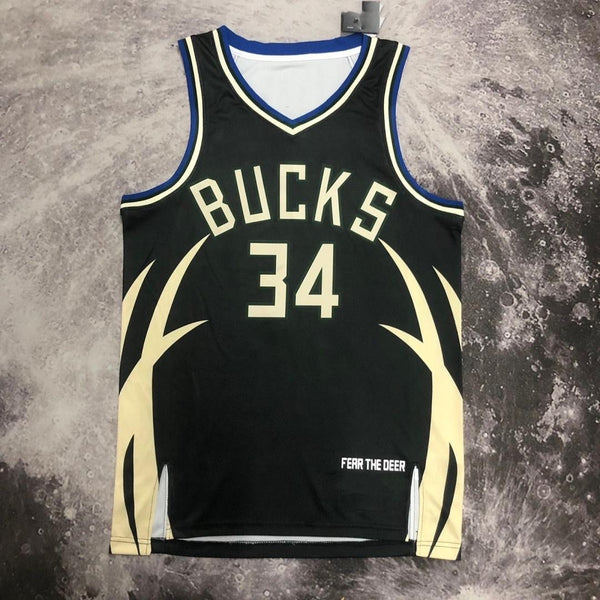 Jersey Sleeveless Milwaukee Bucks Masculina Statement Edition