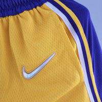 Short 75th Anniversary Los Angeles Lakers Yellow NBA