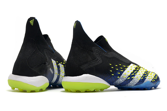 Football boots Société Predator Freak + FG Black/Blue - Cano Alto