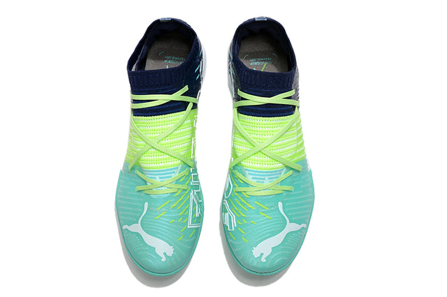 Football boots Société Future Z TF Blue/Yellow/Green - Low