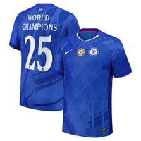 Chelsea Cup Dri-FIT ADV Home Match Shirt 2025-26 with World Champions 25 chest badge