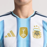 Argentina Home Shirt 26/27 with World Cup Winners Badge - Player Version