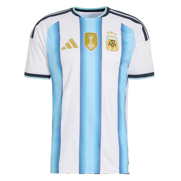 Argentina Home Shirt 26/27 with World Cup Winners Badge - Player Version