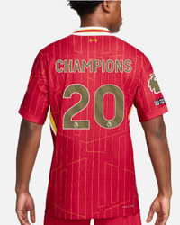 Liverpool Home Player Jersey - Special Edition - Champions 20