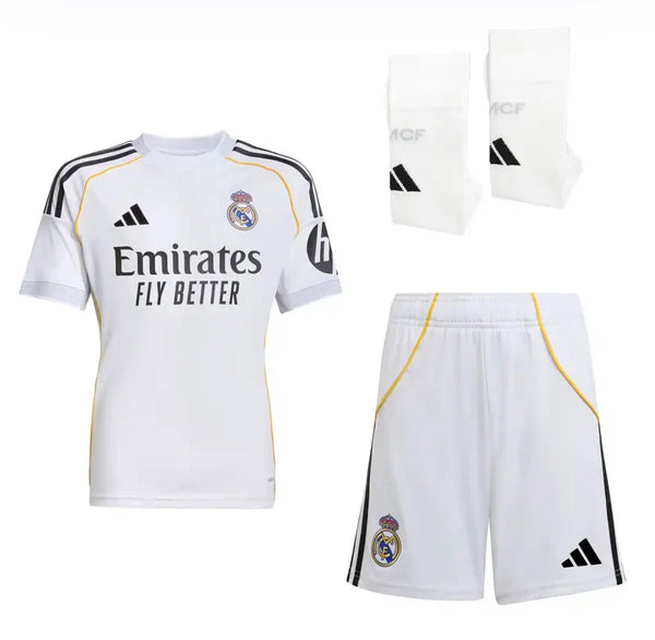 Kids kit Real Madrid Home 25/26 - With socks