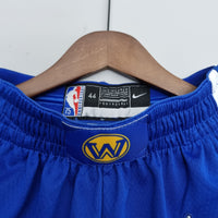 Short 75th Anniversary Golden State Warriors Blue NBA
