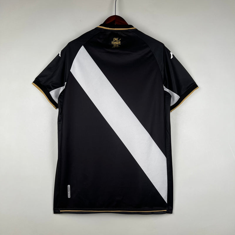Jersey Vasco Home 23/24 - Black com listra White