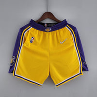 Short 75th Anniversary Los Angeles Lakers Yellow NBA