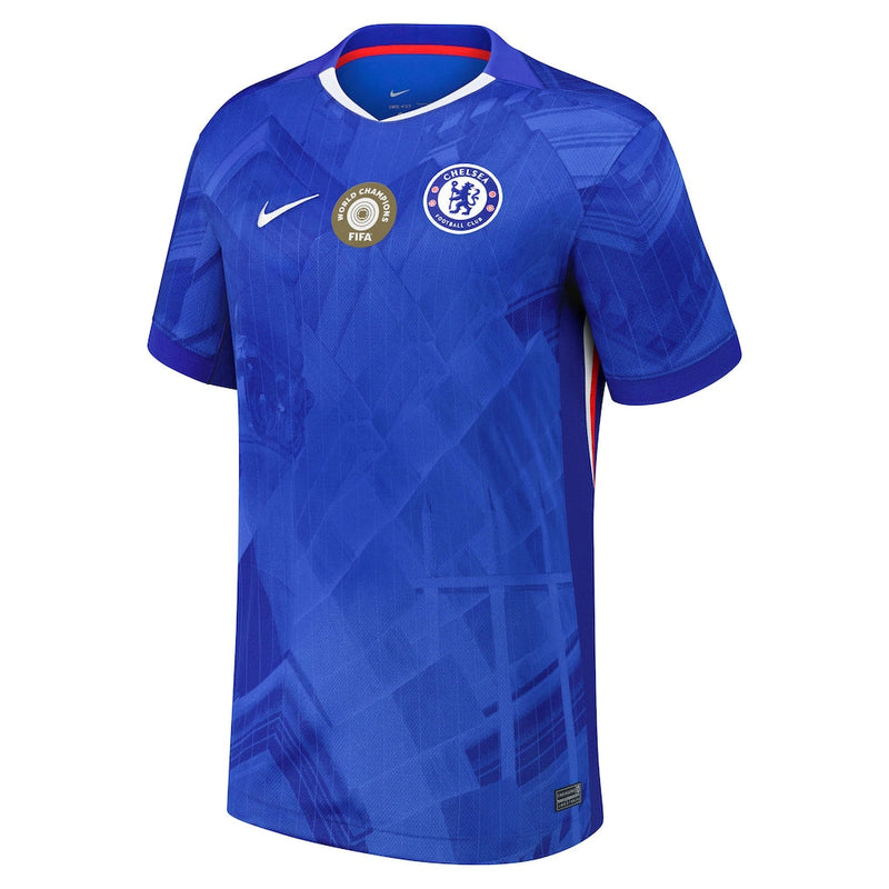Chelsea Cup Home Shirt 2025-26 with World Champions 25 chest badge