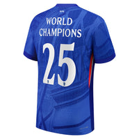Chelsea Cup Dri-FIT ADV Home Match Shirt 2025-26 with World Champions 25 chest badge