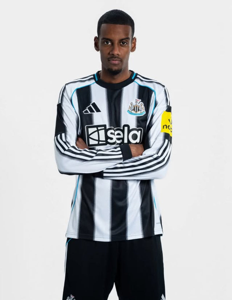 Mens Long Sleeved Newcastle United Home Shirt 25/26