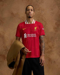 Liverpool Home Player Jersey - Special Edition - Champions 24/25 and Gold Trolphy