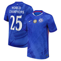 Chelsea Cup Home Shirt 2025-26 with World Champions 25 chest badge