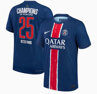 PSG 2025 Home Jersey – Champions League Winners Special Edition