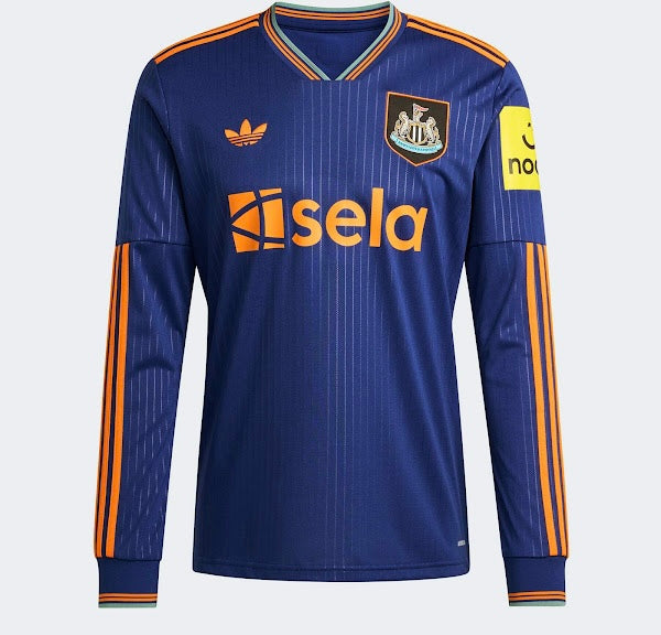 Mens Long Sleeved Newcastle United Third Shirt 25/26