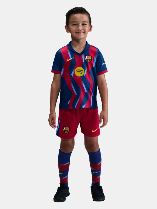Kids kit FC Barcelona Four 25/26 - With Socks
