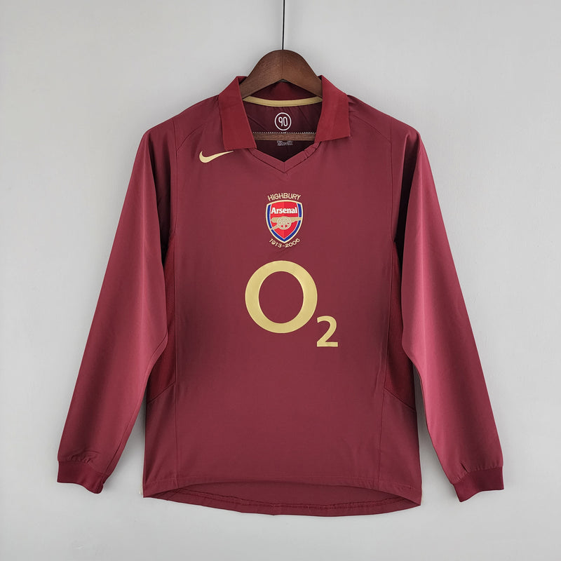 Jersey Long Sleeve Arsenal 05/06