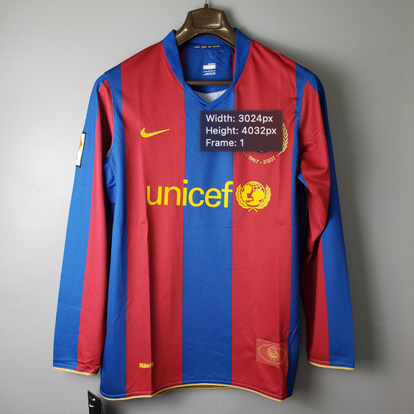 Jersey Long Sleeve Barcelona 07/08