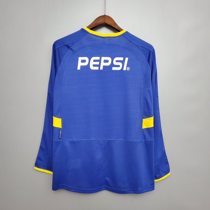 Jersey Long Sleeve Boca Juniors 03/04