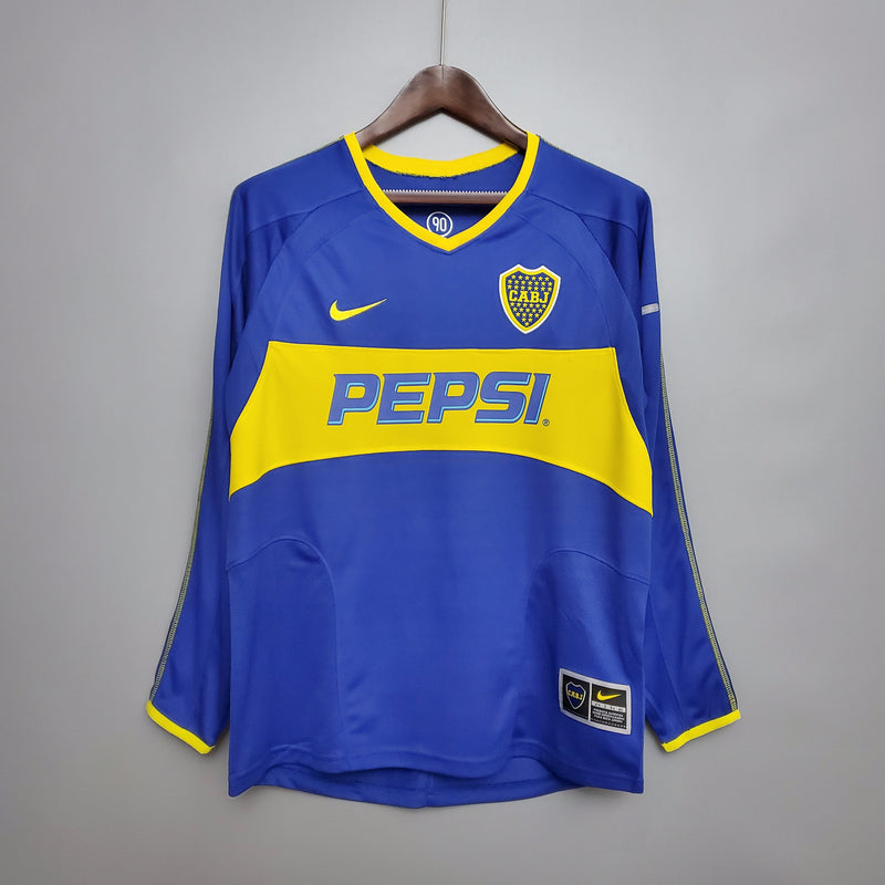 Jersey Long Sleeve Boca Juniors 03/04
