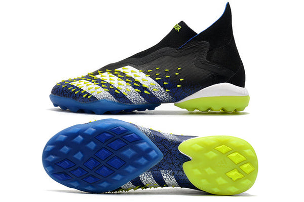 Football boots Société Predator Freak + FG Black/Blue - Cano Alto