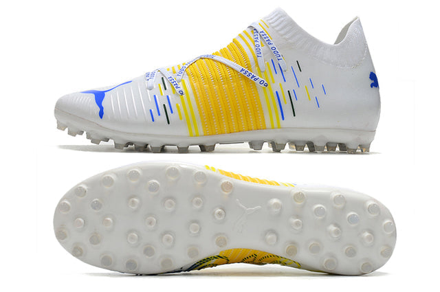 Football boots Société Future Z FG White/Yellow