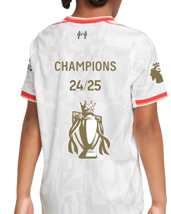 Kids kit Liverpool Third - Special Edition - Champions 24/25 and Gold Trolphy