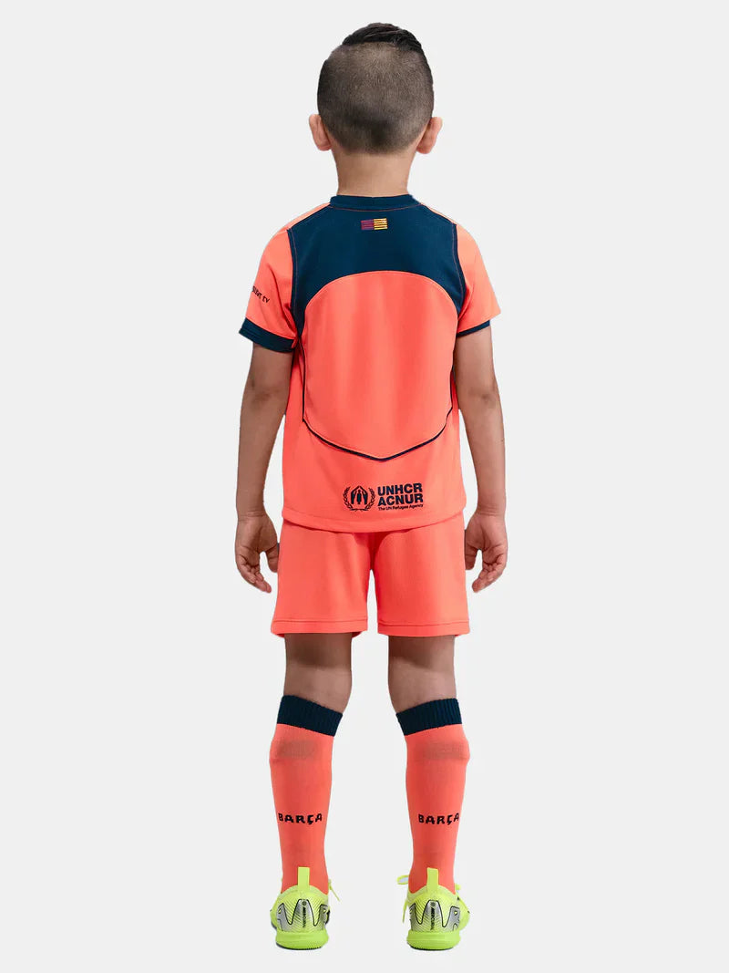 Kids kit FC Barcelona 25/26 Third - With Socks