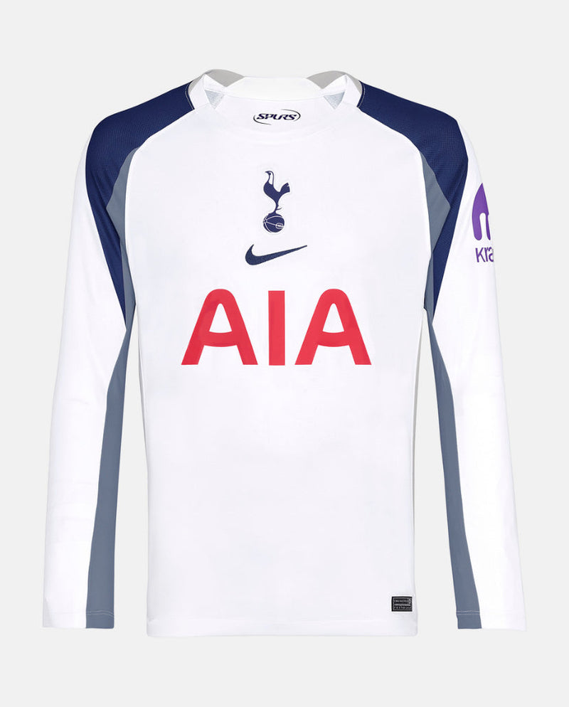 Mens Long Sleeved Tottenham Hotspur Home Shirt 2025/26