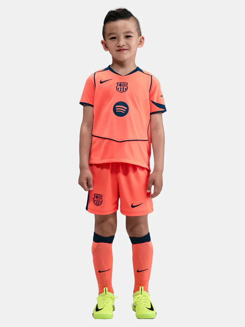 Kids kit FC Barcelona 25/26 Third - With Socks