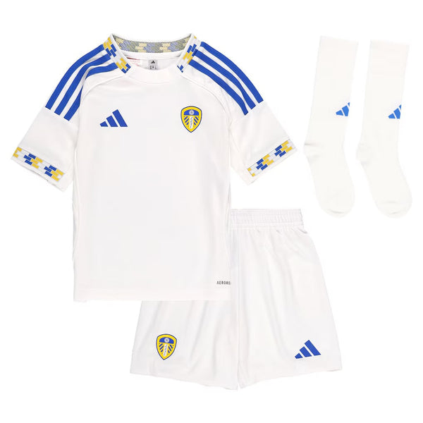 Kids kit Leeds United Home 25/26 - With Socks