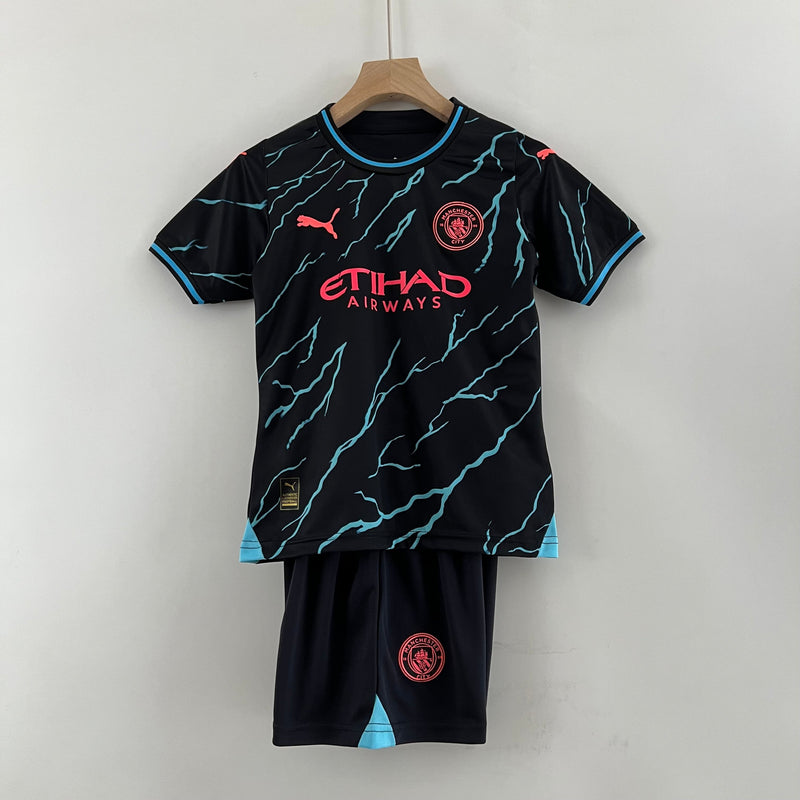 Kids kit Manchester City III 23/24
