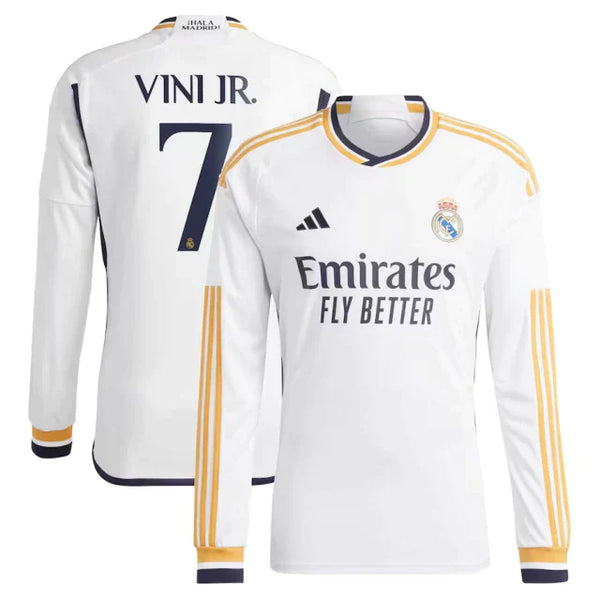 Jersey Long Sleeve Real Madrid Home [VINI JR #7] 23/24