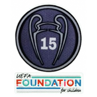 Badge UCL 15 + Badge UEFA Foundation 2024