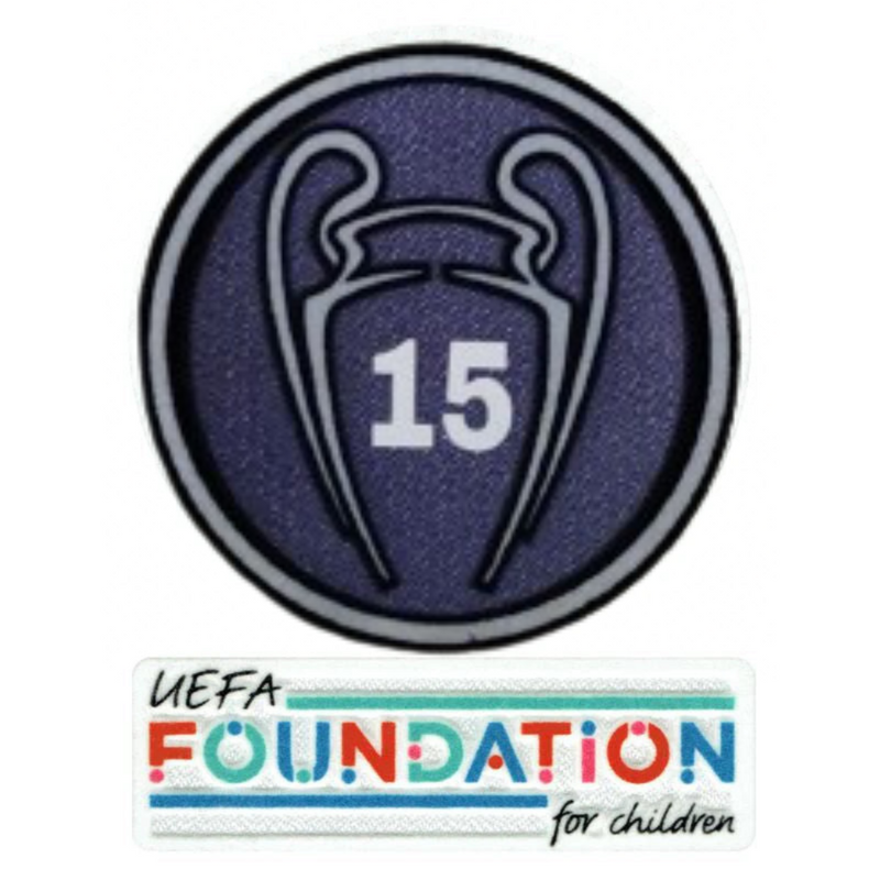 Badge UCL 15 + Badge UEFA Foundation 2024