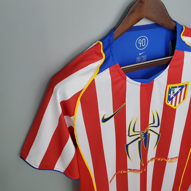 Jersey Atlético de Madrid Retro 2004/2005 - Red e White