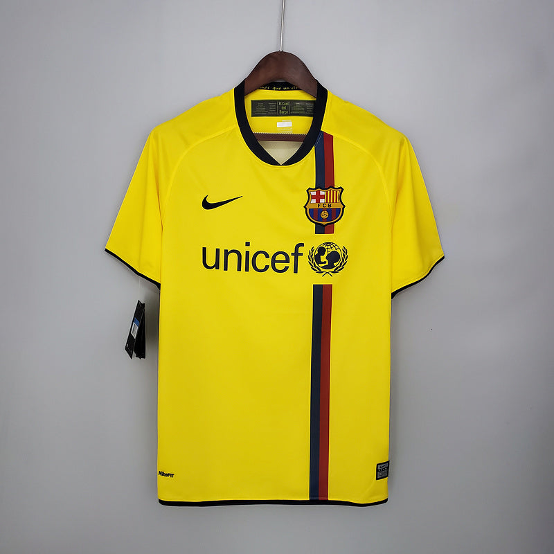 Jersey Barcelona Retro 2008/2009 - Amarilla