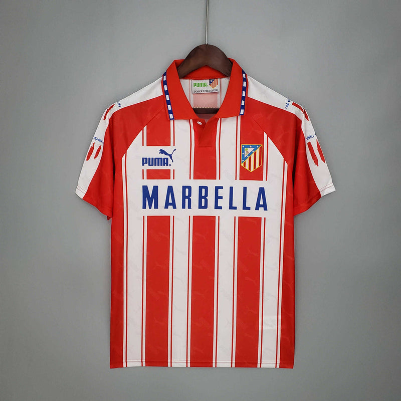 Jersey Atlético de Madrid Retro 1994/1995 - White e Red