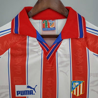 Jersey Atlético de Madrid Retro 1996/1997 White e Red -