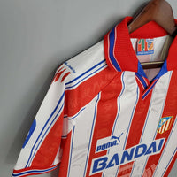Jersey Atlético de Madrid Retro 1996/1997 White e Red -